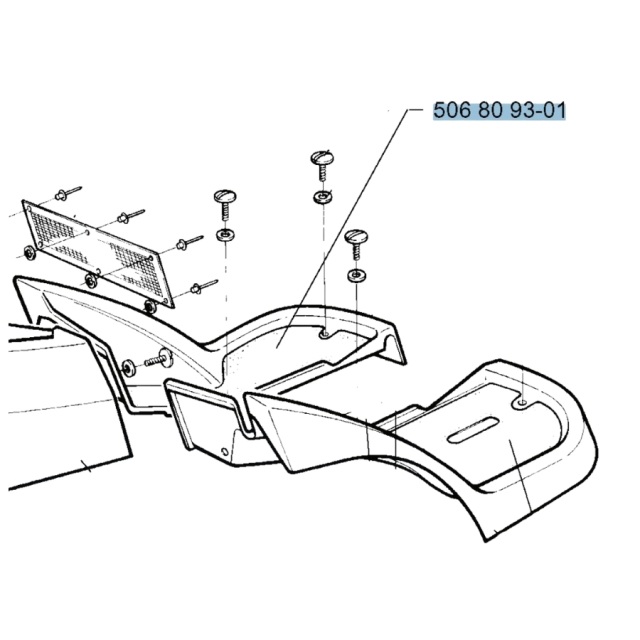 Alfombrilla para pies izquierda,