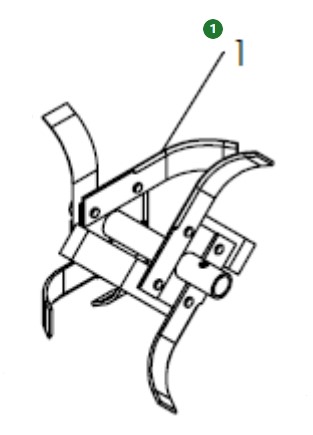 Cruz de hoja derecha