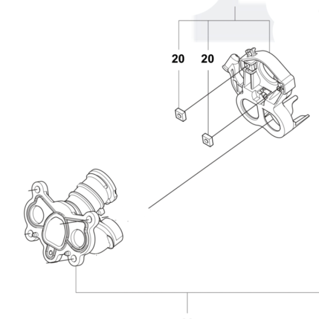 Conjunto de tubo de entrada Raven Standard 5311107-01