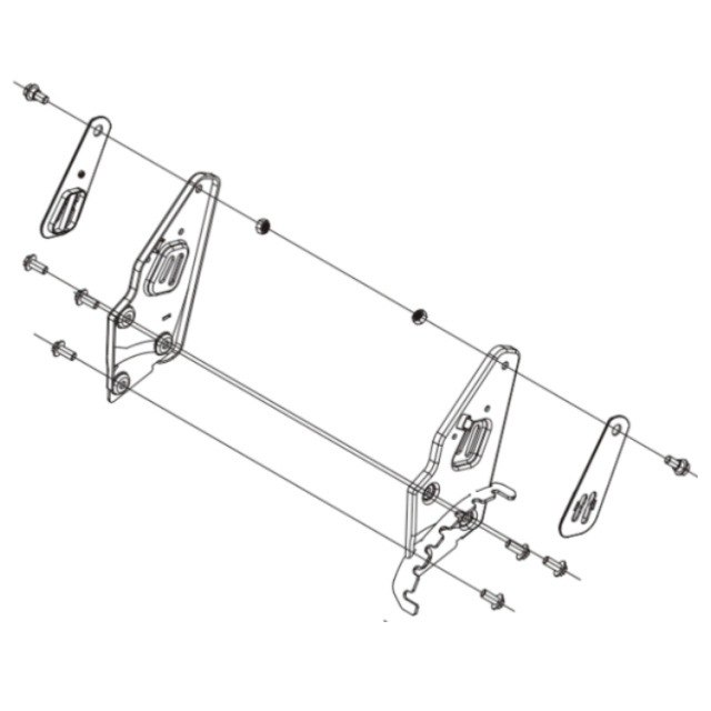 Conjunto de soporte de manija 5311467-48