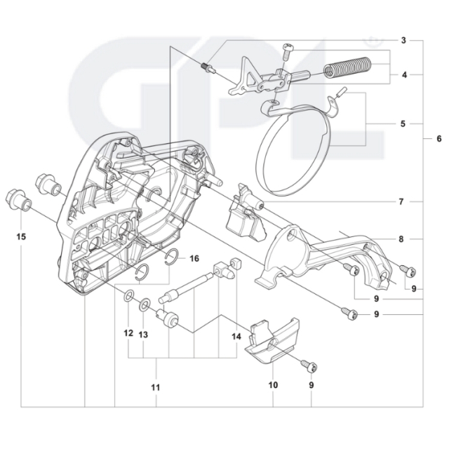 Tapa de embrague 564XPG