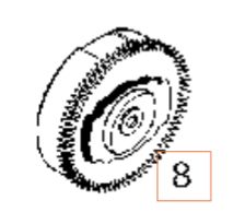 Conjunto de volante de arranque manual 5324292-36