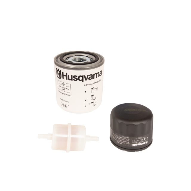 Kit de mantenimiento con filtro de aceite de motor, filtro de combustible, filtro hidráulico de aceite - primeras 50 horas