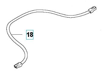 Conjunto de cableado Jack modular 8/8 R 5363561-01