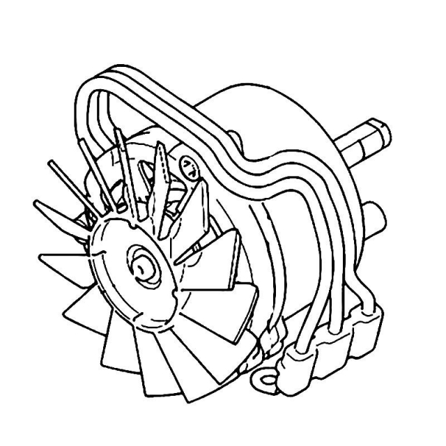 Conjunto de motor Motosierra de 25 pilas R 5369885-01