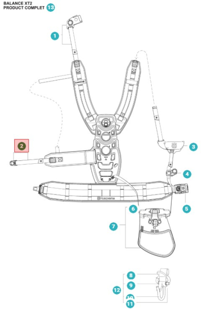 Balón lateral del conjunto de la correa de tracción de la correa 5388050-01