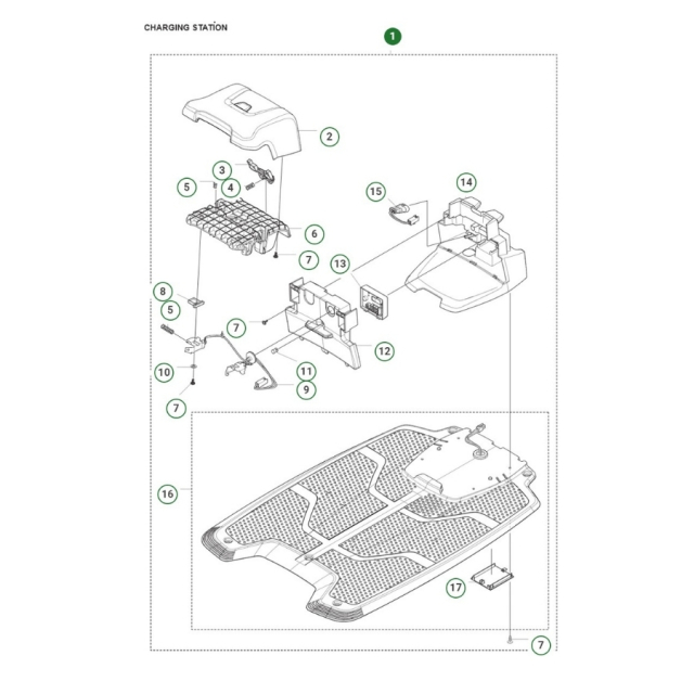 Estación de carga Automower R6V, 308V, 312V