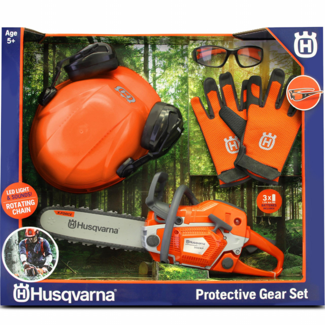 Kit Motosierra Casco y Guantes Husqvarna 550XP