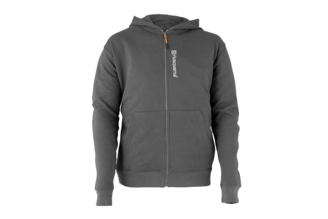 Husqvarna Hoodie Negro / gris oscuro