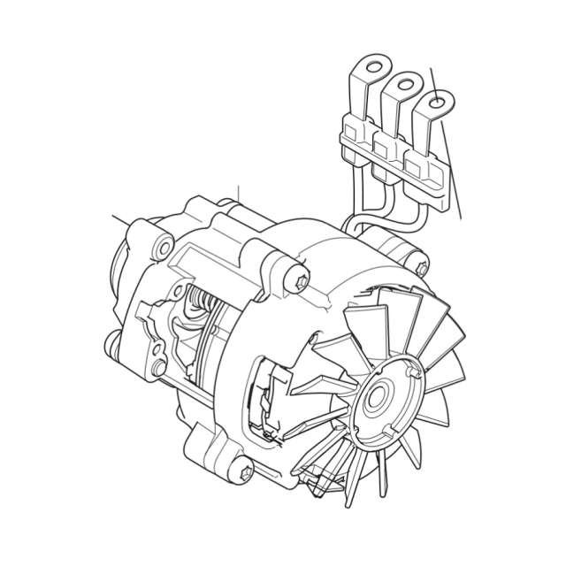 Conjunto de motor eléctrico completo