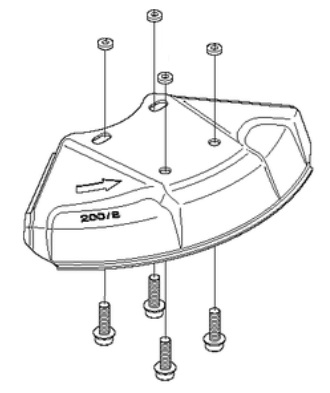 Conjunto de protector de hoja Torx 5745326-02