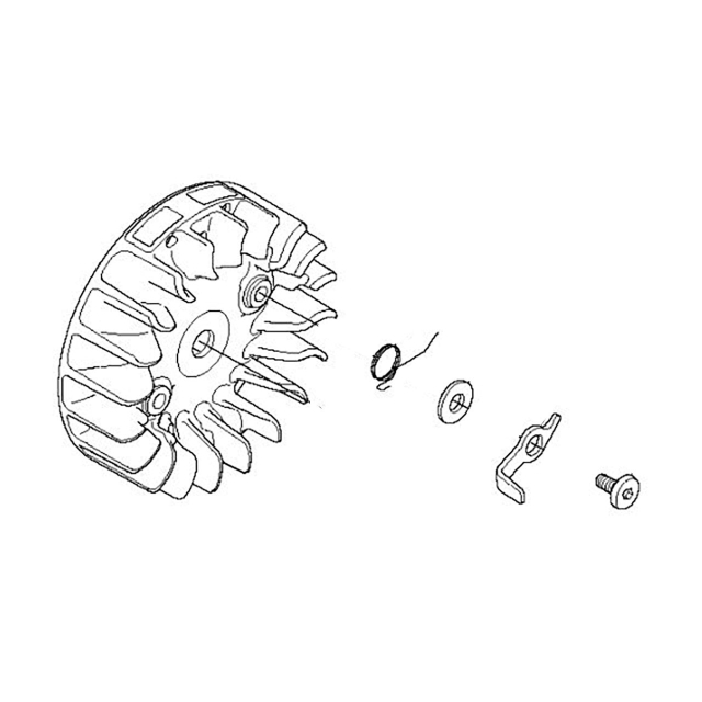 Volante magnético Husqvarna 545FXT AutoTune™