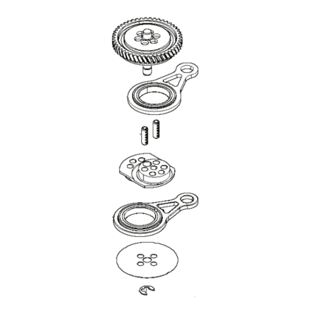 Kit de engranajes helicoidales 536Lihd60X/ 5