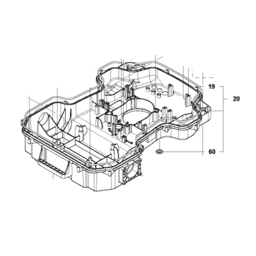 Chasis inferior 5839445-01