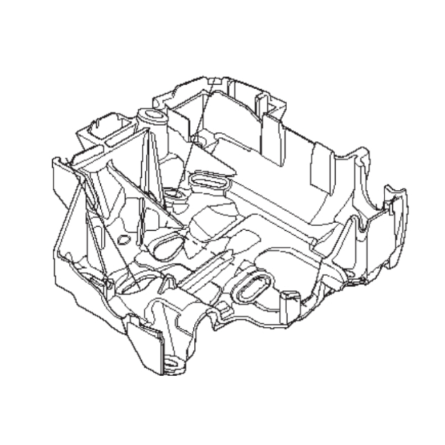 Parte inferior de la cámara del carburador 5881939-02