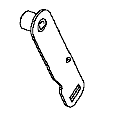 Rueda guía de accionamiento del brazo Pla zinc negro 5892905-02