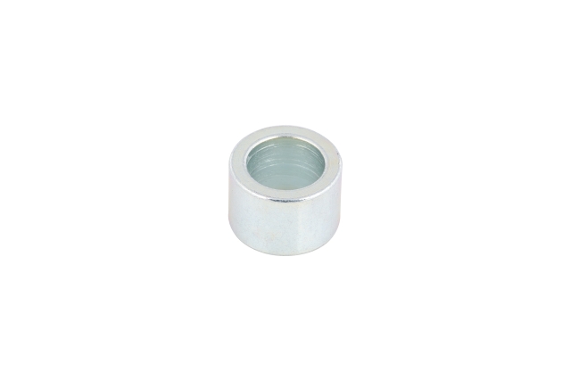 Polea espaciadora, intermedia 0,688 x 1 x 0,688 pulgadas de zinc transparente