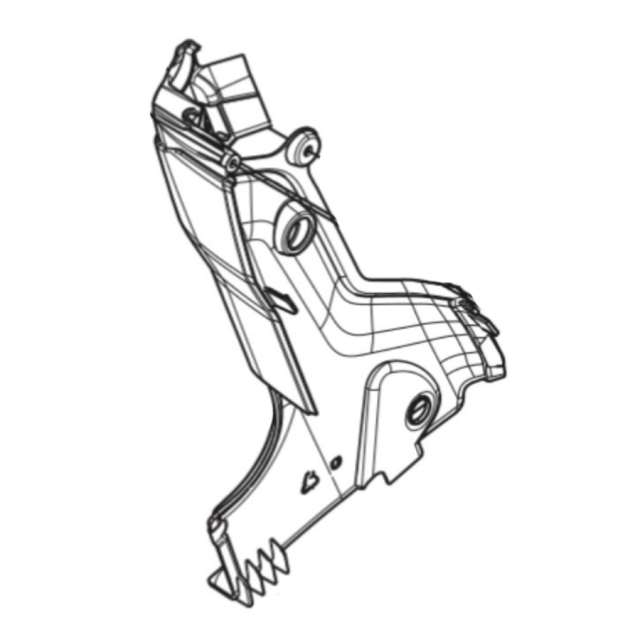 Cubierta de la columna de dirección, izquierda