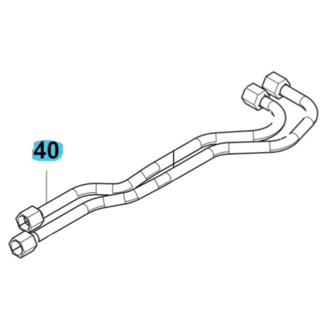 Tubo hidráulico para Vfmu