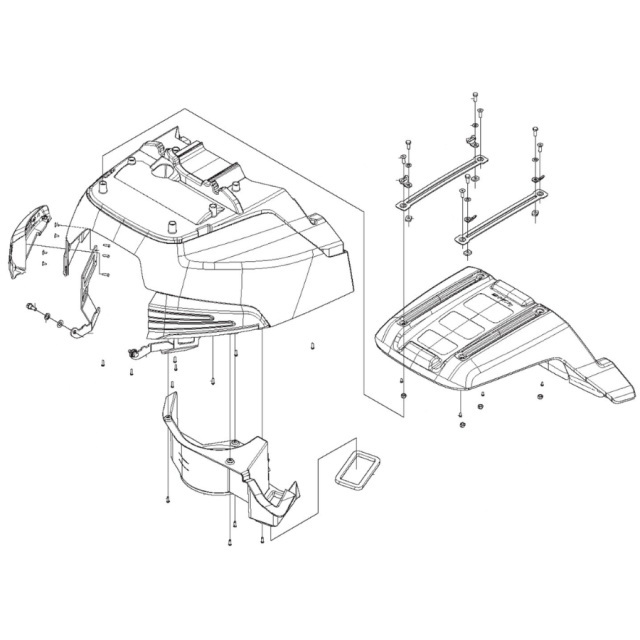 Conjunto de capó R419Tsx Awd