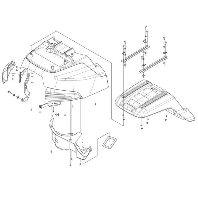 Conjunto de capó del motor R418Tsx Awd 5909009-03