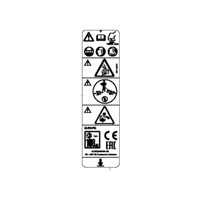 Calcomanía De Advertencia Ce 5911984-01
