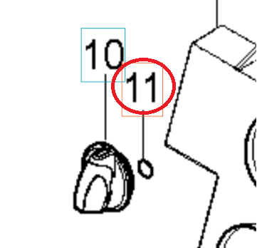 Junta Torica 10.2X2.5 Nbr 70 5926176-68