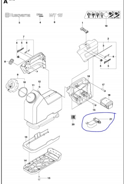 Cargador de batería 18V LI-ION EU