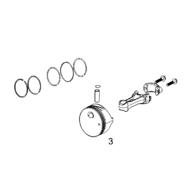 Conjunto De Pistón Rvm120 Pistón Y 5930561-01