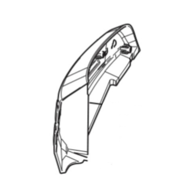 Cubierta izquierda del capó del motor