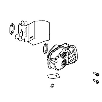 Conjunto de silenciador