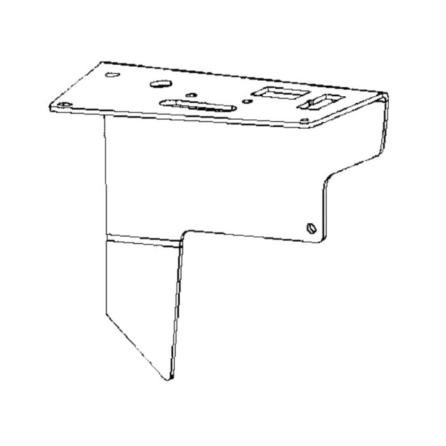 Panel de control mz lh MS-498 gris (recubrimiento en polvo)
