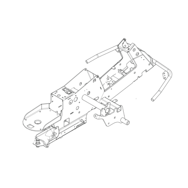 Chasis 2WD batería gris