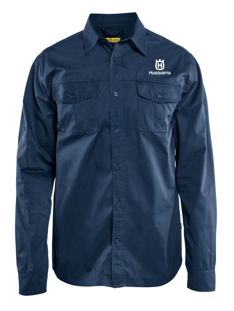 Camisa M Camisa De Sarga Azul Marino 5951044-03
