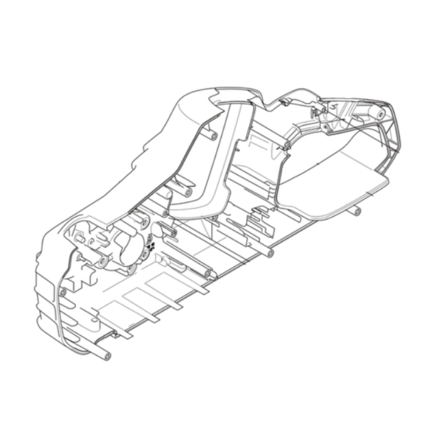Chasis lateral del embrague RH 300 conjunto