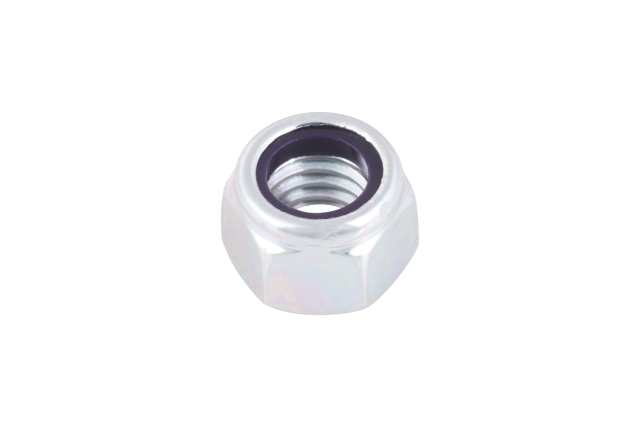 Tuerca 7/16-14 hexágono nyloc grado 5 zinc transparente