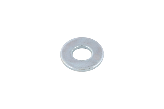 Arandela lisa 0,28 x 0,63 pulgadas de zinc transparente
