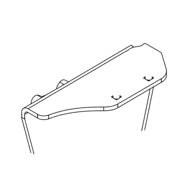 Soporte mtg, xmsn rh, blk