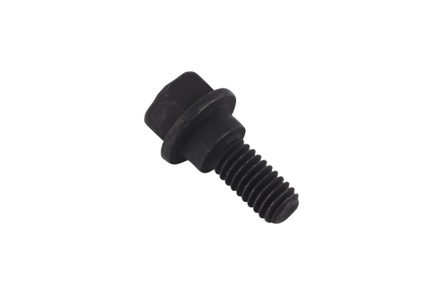 Cabeza hexagonal de perno con tornillo de hombro de brida 5/16-18 x 7/8 pulgadas gr5 negro de zinc
