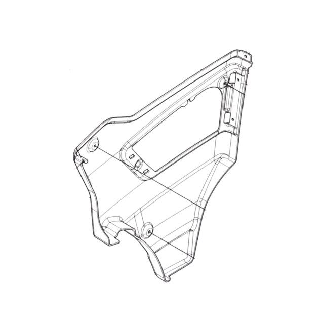 Cubierta derecha P 520Dx/P 525Dx