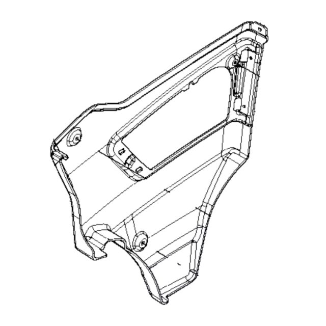 Cubierta derecha P 520Dx/P 525Dx Fo