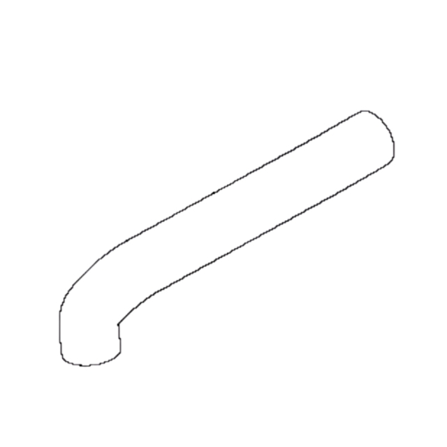 Manguera para filtro de aire P520D larga