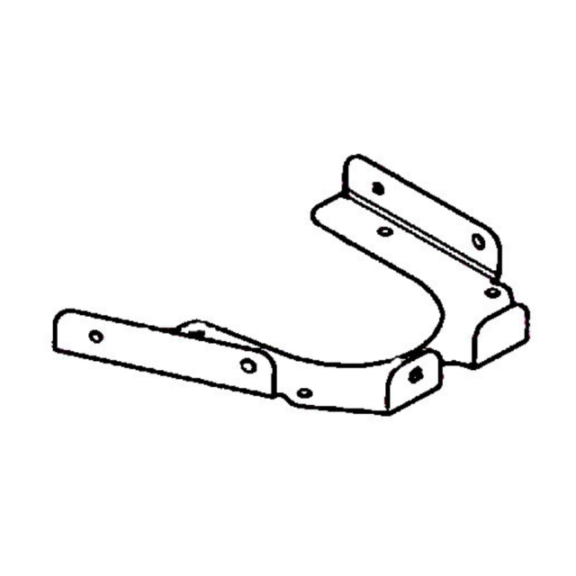Soporte z460/454x/460x cubierta de polea de cubierta gris izquierda (x498)