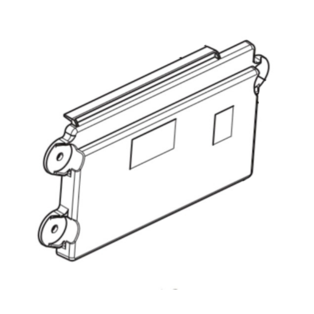 Tapa de la caja electrónica