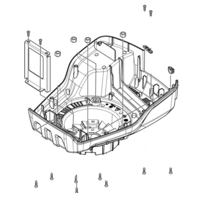 Cubierta Pro Powerhead Inferior 5979378-01