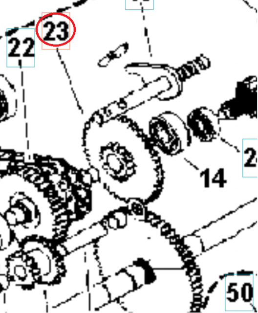 Engranaje 15-44 5986775-01