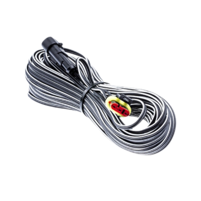 Estación de referencia de cable de bajo voltaje cable conjunto conectores negros de 20 m