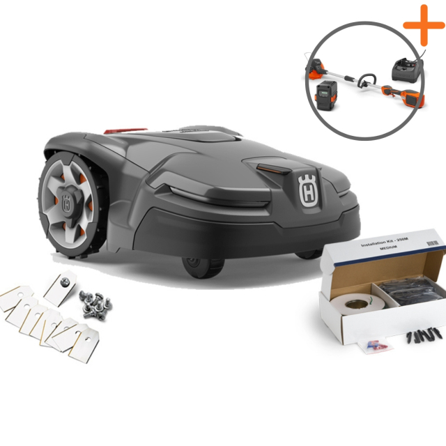 Husqvarna Automower® 405X Start-paquete | Recortadora a batería de regalo!