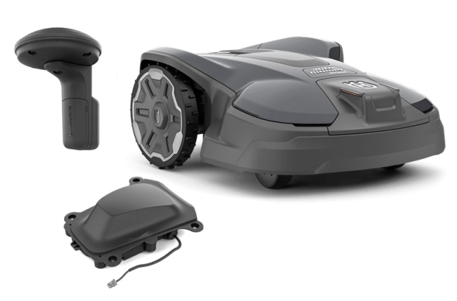 Husqvarna Automower® 320 Nera Robot Cortacésped con EPOS plug-in kit | Kit mantenimiento gratis!