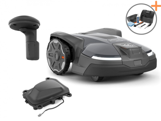 Husqvarna Automower® 430X Nera Robot Cortacésped con EPOS plug-in kit | Kit mantenimiento gratis!